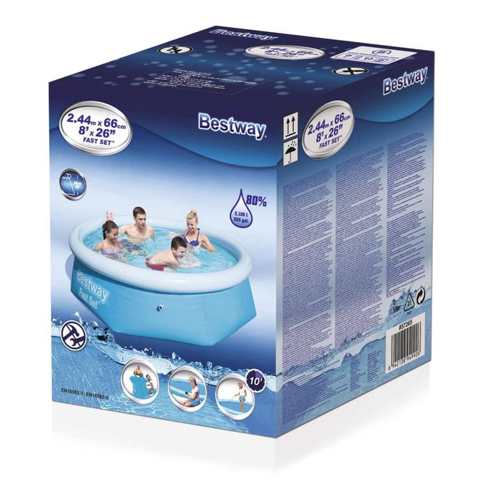 Piscine Fast Set 2.44 x 0.66 m - Bestway