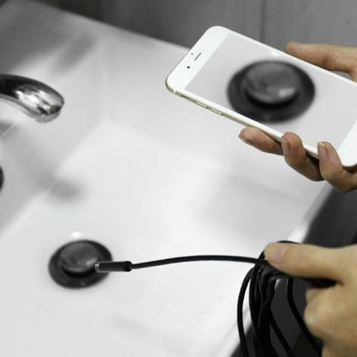 Endoscope avec caméra d'inspection avec 8le LED