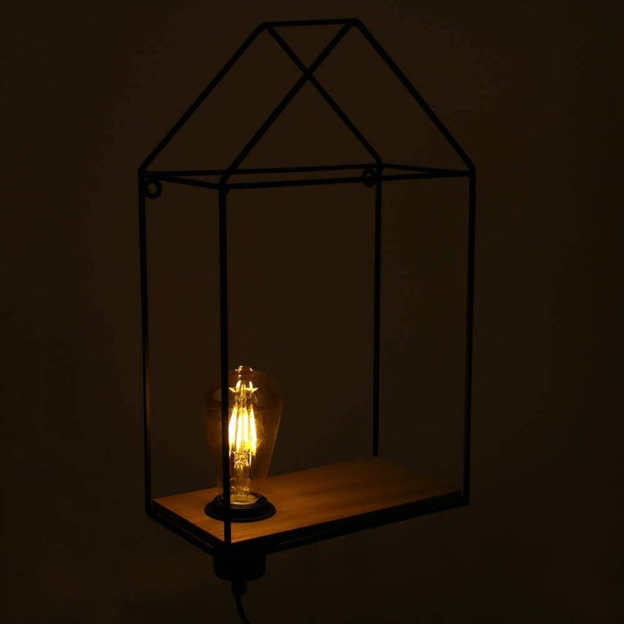 Étagère Lumineuse - Noir