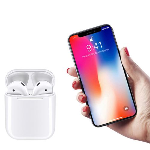 Ecouteurs sans fil TWS i100 Touch Control Bluetooth 5.0 Blanc