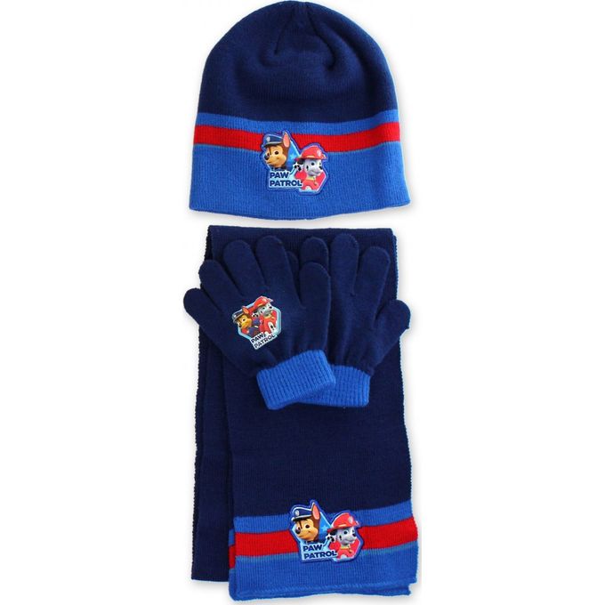 Ensemble de Bonnet Gants Echarpe - Paw Patrol