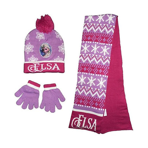 Ensemble de Bonnet Gants Echarpe Elsa