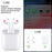 Ecouteurs sans fil TWS i100 Touch Control Bluetooth 5.0 Blanc